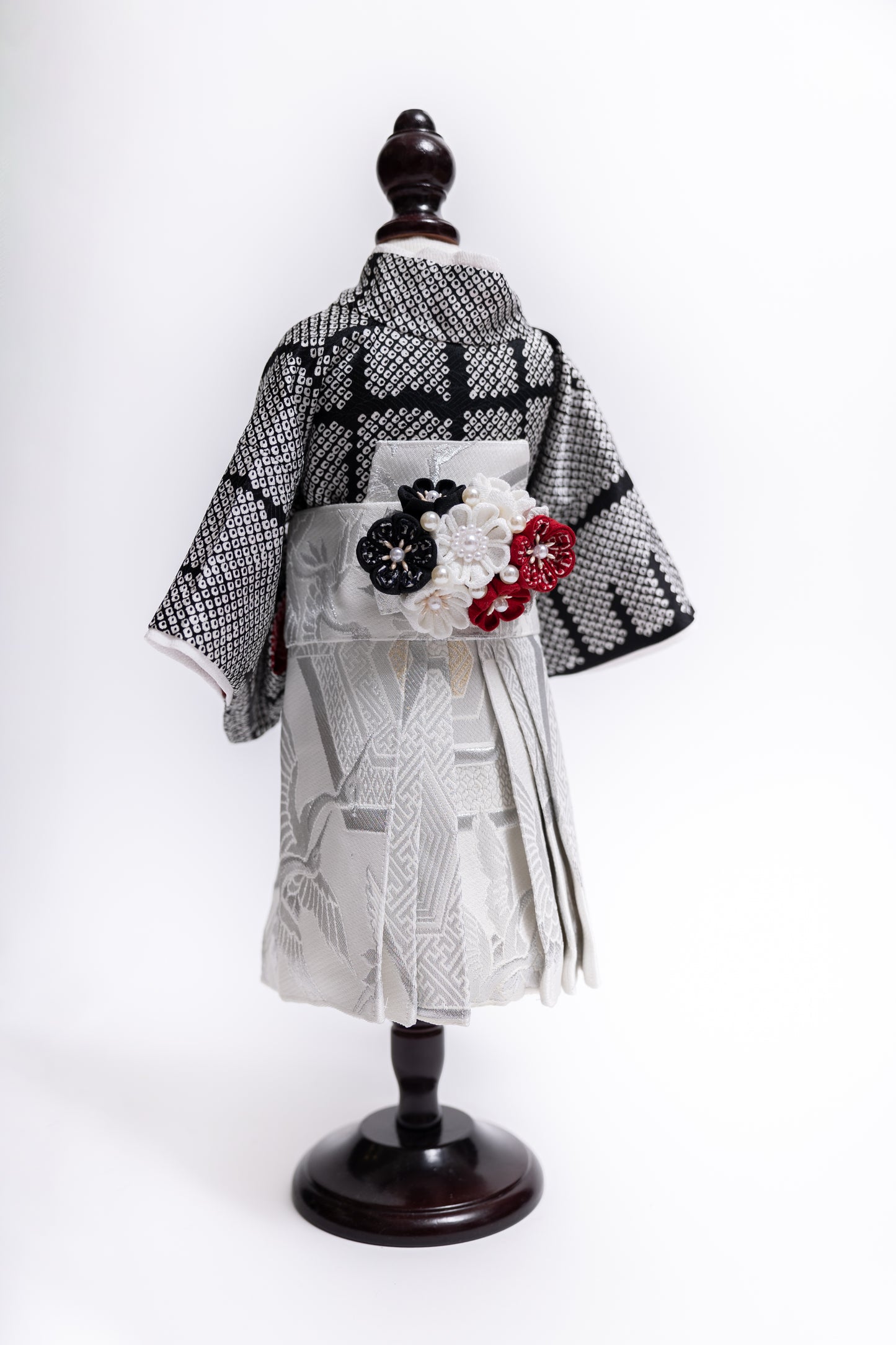 リバーシブル着物・えり飾りセット