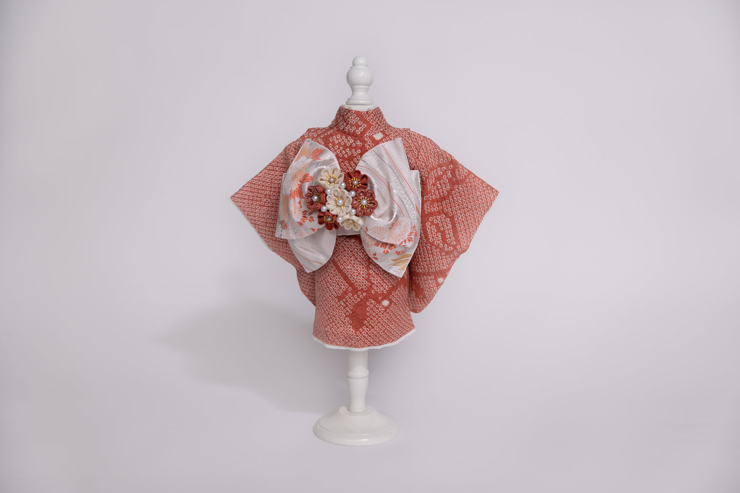 リバーシブル着物・羽織・えり飾りセット