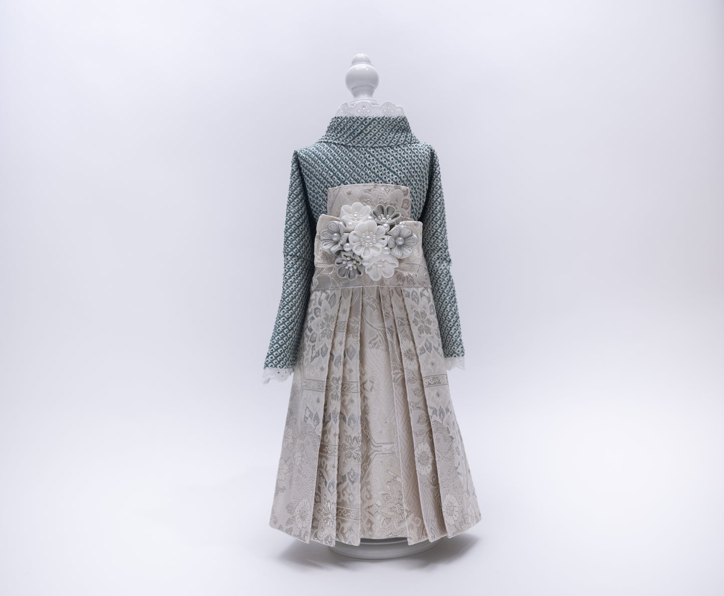 リバーシブル着物・袴・えり飾りセット