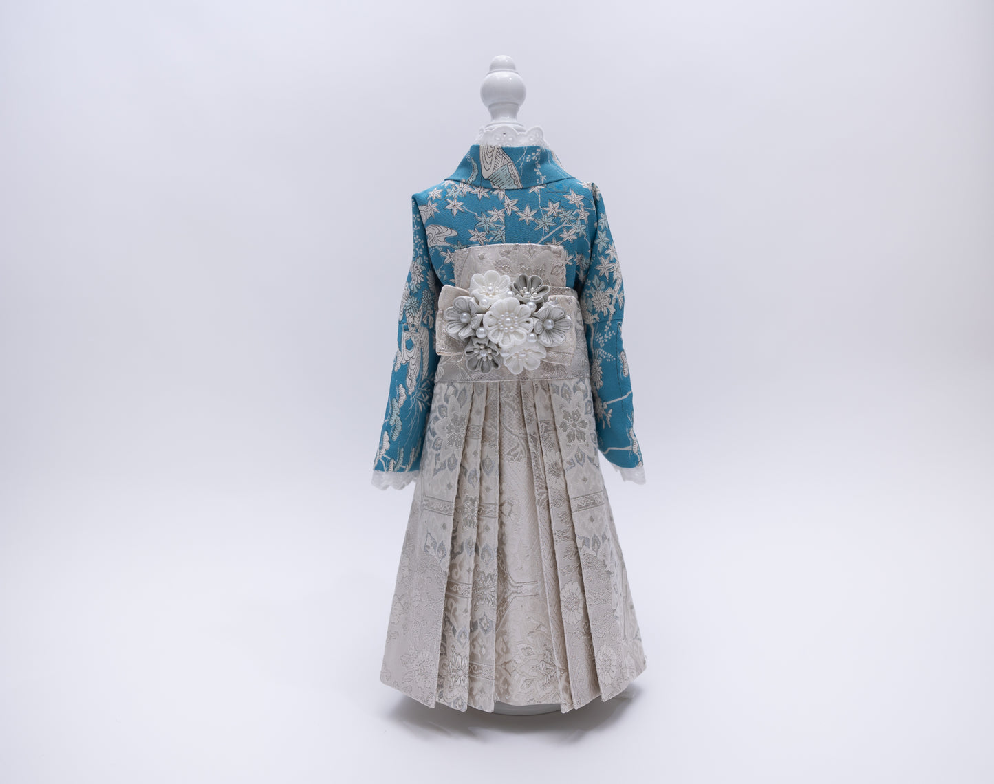 リバーシブル着物・袴・えり飾りセット