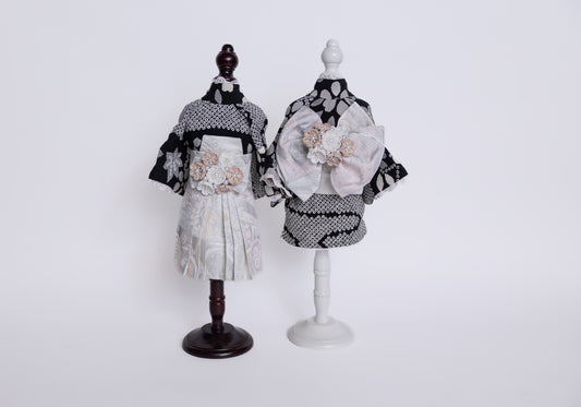 リバーシブル着物セット